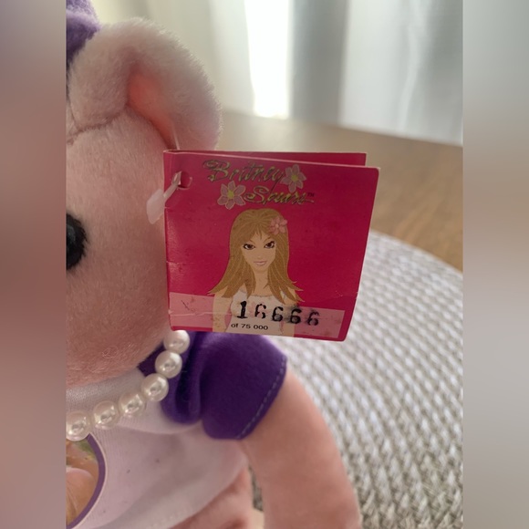 NWT Britney Spears 2000 Vintage One More Time Limited Edition Bear - Picture 2 of 15